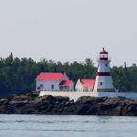 Red Cross lighthouse at Campobello, New Brunswick, favorite of FDR