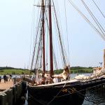 Blue Nose II, sailing replica of famous racing schooner, at Lunenberg, Nova Scotia harbor
