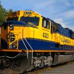 Alaska Railroad locomotive used to pull the Coastal Classic from Anchorage to Seward