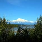 Denali from Alaska Railroad track south of Talkeetna
