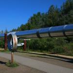 Alaskan pipeline near Fairbanks