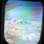 View of Denali above clouds