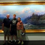 Anchorage Museum painting of Denali