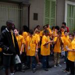 Start of French Quarter tour, April 1, 2015
