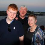 Family photo on board paddle wheel riverboat Natchez, April 3, 2015