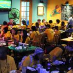 Seafood buffet lunch at Speckled T's Restaurant in Slidell, Louisiana, April 1, 2015