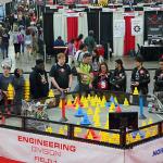 Tucker HS team 1320C and partners from Brentwood Academy of Tennessee prepare for match against Canada and Australia
