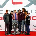 Tucker HS RoboTigers team 1320D of Nick, Jonah, Collin, Justin, Grant, and Luma
