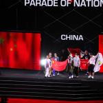 Entrance of large delegation from the Peoples Republic of China for the VEX World Championships