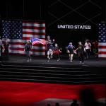 Entrance of large delegation from the United States for the VEX World Championships