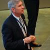 GSU President Mark Becker at College Football Hall of Fame