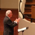 Dr. Bing Vick directs Furman SIngers Alumni at First Baptist Church in Greenville, SC