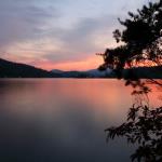Sunset on Lake Burton, August 28, 2015
