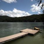 View of floating dock and Lake Burton