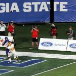Diondre Champaigne waits for game winning pass to land in his hands