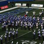 Panthers run through tunnel formed by GSU Band