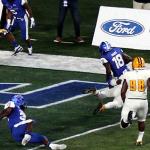 Penny Hart scores for GSU to cut 14-0 second quarter deficit to 14-7