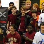 Robotigers 1320D team celebrate qualifying for World Championships in Louisville, Kentucky in April