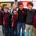 The nine all-freshmen members of Robotigers 1320D team going to Worlds in Louisville