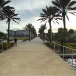 Looking at campus from Welcome Center