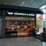 Krispy Kreme at the Incheon International Airport amidst all the duty free shops