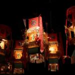 Hong Kong Museum of History exhibit of lanterns