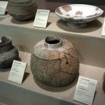 Hong Kong Museum of History exhibit of ancient Chinese pottery