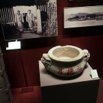 Hong Kong Museum of History display of stone incense burner from Qing Dynasty, 1886, the year Julia's great grandfather Burke answered call to missionary career in China