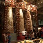 Hong Kong Museum of History exhibit of bun towers for Festival of Buns now outlawed because of injuries suffered when a tower collapsed several years ago