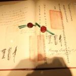 Example of Hong Kong Museum of History exhibit of historical documents