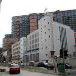 Our hotel, Royal Plaza, located adjacent to MOKO Shopping Mall and a Church of Christ in China building