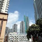 View of Shenzhen China, very modern mainland city that grew from 50,000 people in 1980 to 17 million now