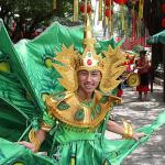 Festival parade at Splendid China Folk Village in Shenzhen