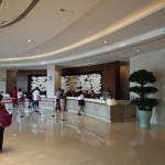 Beautiful lobby of Shangr-La Hotel in Central Shenzhen