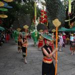 Festival parade at Splendid China Folk Village in Shenzhen