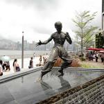 Statue of Hong Kong's most famous movie star, Bruce Lee, on Avenue of Stars