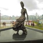 Statue of Anita Mui, Hong Kong singer and actress dubbed "Madonna of the East" after performance in London