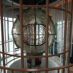 Lighthouse Fresnel lens on display at the Hong Kong Museum of Maritime History