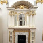 Ornate fireplace in Dr. Sun Yat-Sen Museum