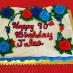 Celebrating Grandmother Burke's 90th birthday at Broadmore Assisted Living in Bristol, Tennessee, January 2, 2016