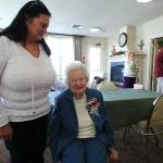 Linda Oliver with Grandmother Burke