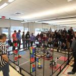 Sam and teammates compete at the annual Chamblee Charter High School VEX robotics tournament