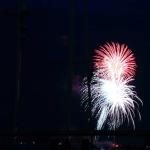 July 4th fireworks at Camden, Maine harbor