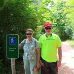 Lovers Lane trail at Anne of Green Gables house in Cavendish, PEI