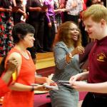 Sam receives Top 10% medallion, May 7, 2015