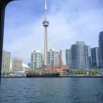 CN Tower from Toronto boat tour