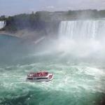 Hornblower tour boat at Niagara Falls