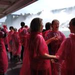 On board the Hornblower boat tour at Niagara Falls