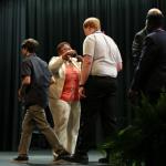 Sam receives STEM program cord