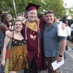 Sam with Tucker First UMC friends Hannah and Chris Moss, youth ministry director